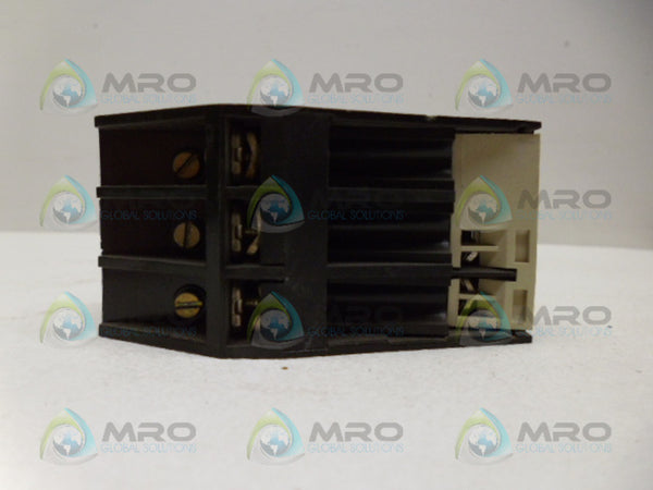 SIEMENS 3UA5200-0E OVERLOAD RELAY UNMP