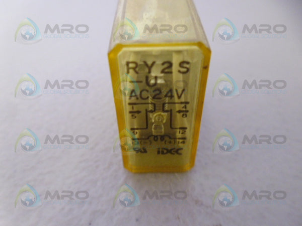 IDEC RY2S-U RELAY 24VAC  UNMP