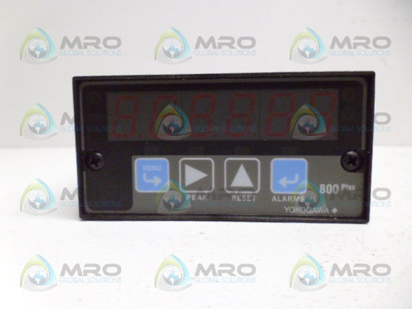 YOKOGAWA Y820-00-0P1 DIGITAL METER 0-480 NSMP