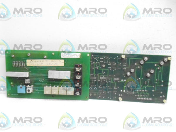 100-222-155 100-222-197 CONTROL BOARD UNMP