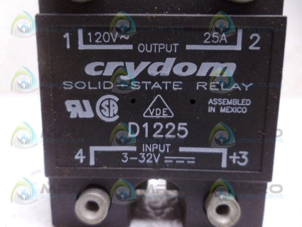 CRYDOM D1225 SOLID-STATE RELAY UNMP