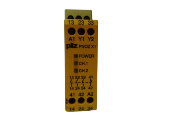 PILZ PNOZX124VAC/DC3n/o1n/c 774300 SAFETY RELAY UNMP