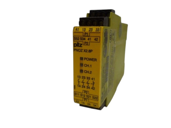 PILZ PNOZX2.8P24VACDC3n/o1n/c 777301 SAFETY RELAY UNMP
