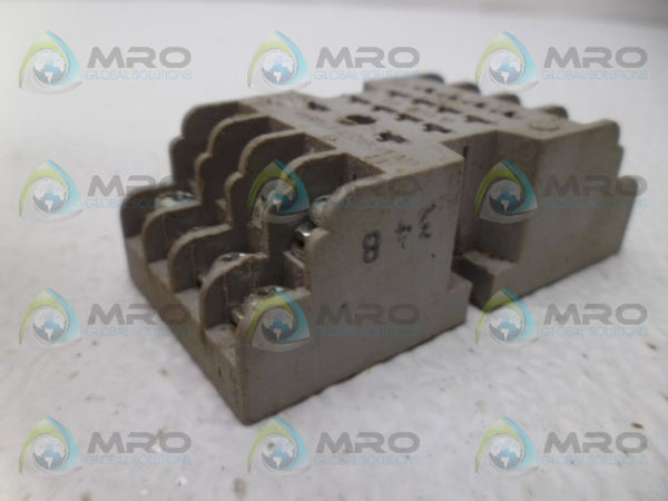 POTTER & BRUMFIELD 27E168 RELAY SOCKET UNMP