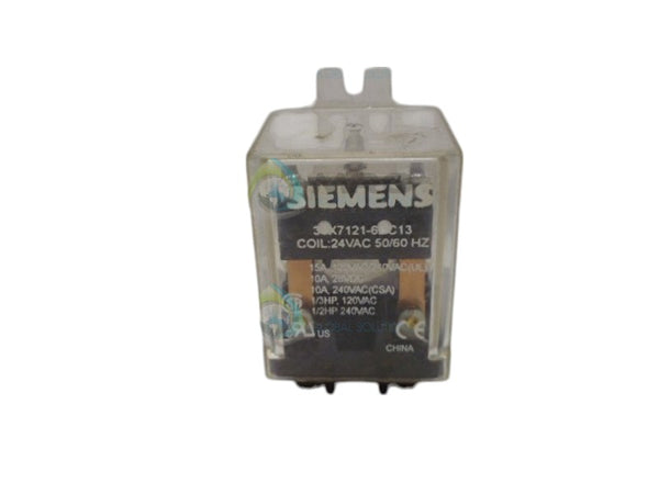 SIEMENS 3TX7121-6DC13 RELAY 24VAC UNMP