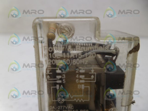 POTTER & BRUMFIELD K10L-11A15-120 RELAY UNMP