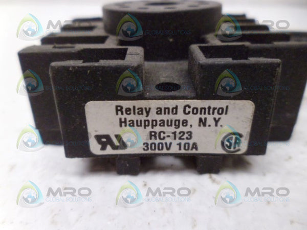 RELAY & CONTROL RC-123 RELAY SOCKET UNMP