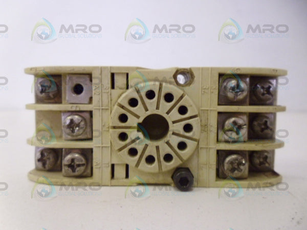 ELECTROMATIC S411 RELAY BASE  UNMP