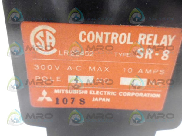 MITSUBISHI SR-8 CONTROL RELAY 100V NSNP