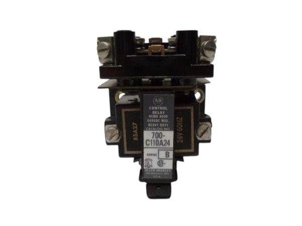 ALLEN BRADLEY 700-C110A24 SER. B CONTROL RELAY UNMP