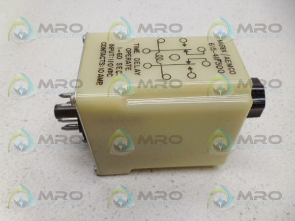 MIDTEX/AEMCO 615-41F300 TIME DELAY RELAY NSNP