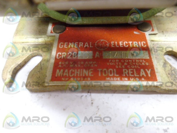 GENERAL ELECTRIC CR2810A14DE RELAY UNMP