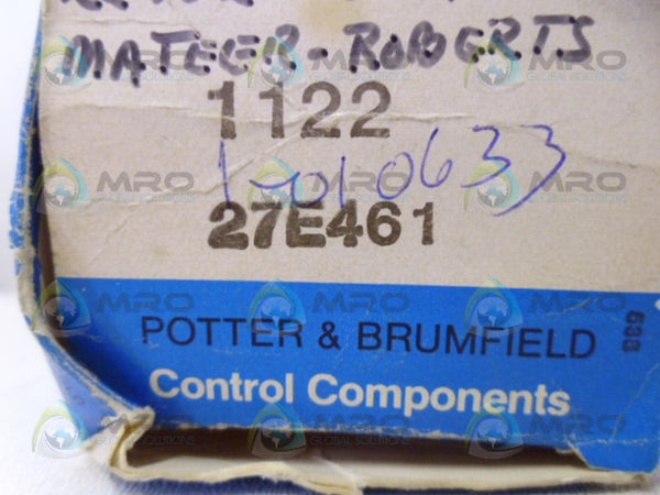 POTTER & BRUMFIELD 27E461 RELAY SOCKET NSMP