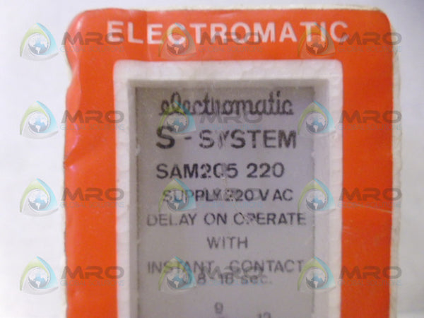 ELECTROMATIC SAM205 220 S-SYSTEM RELAY NSMP