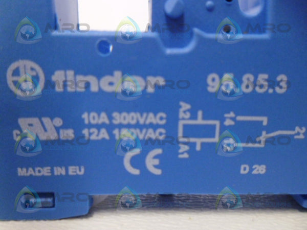 FINDER 95.85.3 RELAY SOCKET 10/12A 300/150VAC NSNP