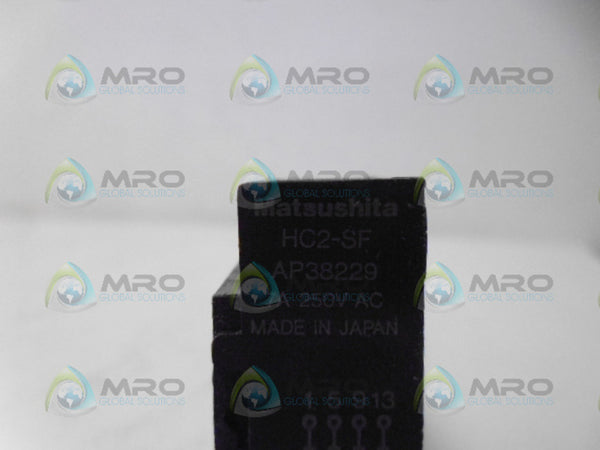 MATSUSHITA HC2-SF RELAY SOCKET NSNP