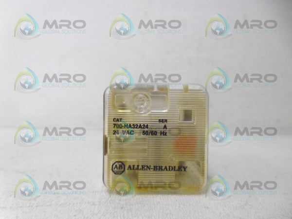 ALLEN BRADLEY 700-HA32A24 SER. A RELAY 24VAC UNMP