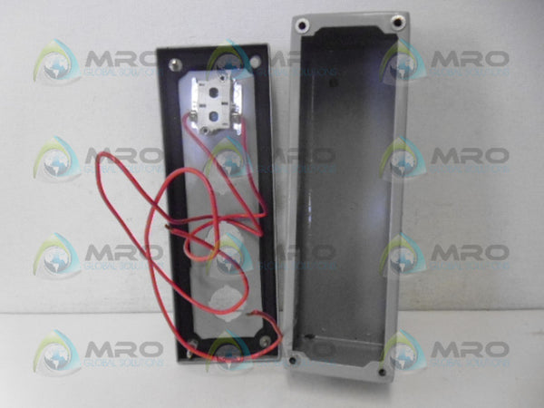 HUBBELL PB-4 PUSHBUTTON ENCLOSURE (AS PICTURED) UNMP