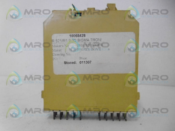 BROWN BOVERI GH R521 0008R1 RELAY MODULE UNMP