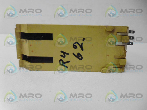 BROWN BOVERI GHR4620000VO TIME DELAY RELAY UNMP
