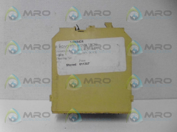 BROWN BOVERI GHR4620000VO TIME DELAY RELAY UNMP