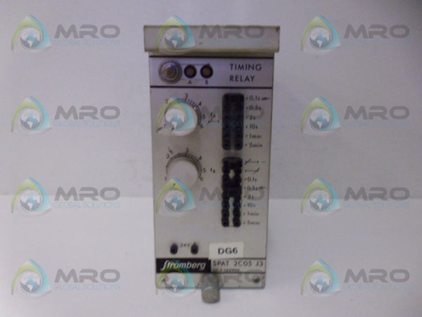 STROMBERG SPAT 2C05 J3 TIMING RELAY UNMP