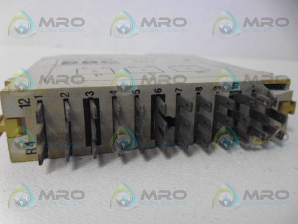 BROWN BOVERI GH R 412 0001 R1 RELAY MODULE UNMP