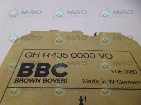 BROWN BOVERI GH R 435 0000 VO RELAY MODULE UNMP