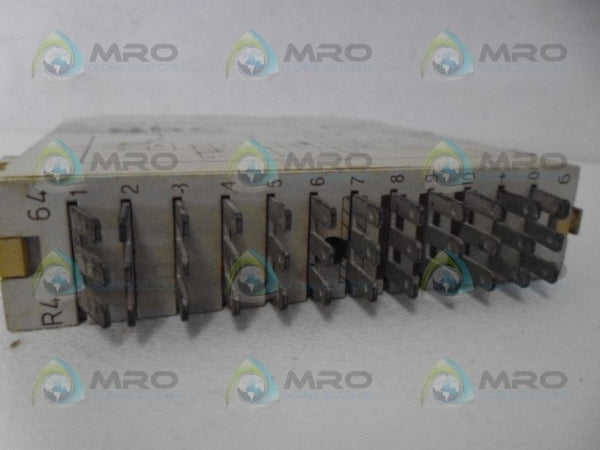 BROWN BOVERI GH R 464 0006 R1 RELAY DELAY MODULE UNMP