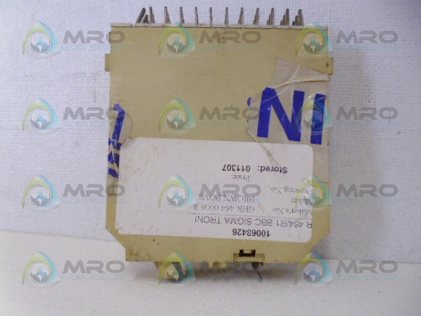 BROWN BOVERI GH R 464 0006 R1 RELAY DELAY MODULE UNMP