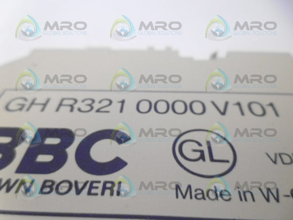 BROWN BOVERI GH R R321 0000 V101 RELAY MODULE UNMP