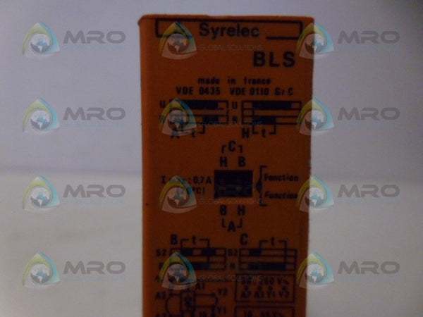 SYRELEC BLS MULTIFUNCTION RELAY UNMP