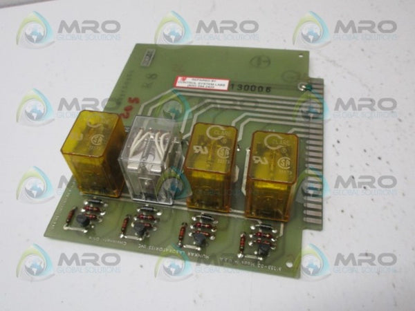 HUNKAR LAB. 61285-03 RELAY INTERFACE CARD UNMP
