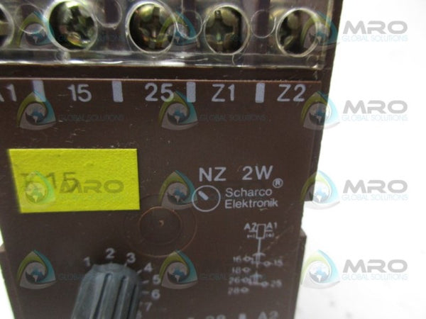 SCHARCO ELEKTRONIK NZ2W RELAY UNMP