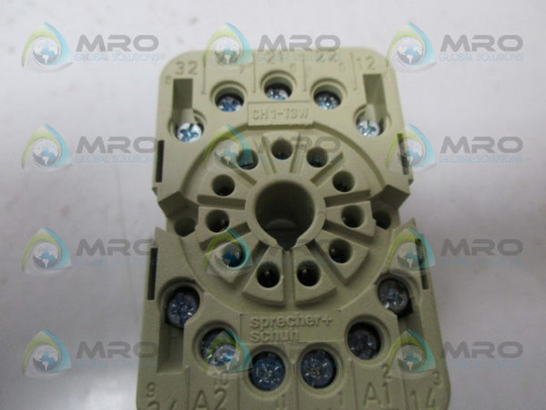 SPRECHER+SCHUH CH1-T3W RELAY BASE NSNP