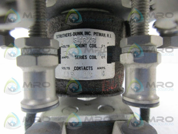 STRUTHERS-DUNN 84BXB CONTACT RELAY 115VDC NSNP