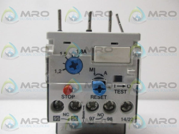 AUTOMATION DIRECT RTD32180 THERMAL OVERLOAD RELAY 1.2-1.8A  UNMP