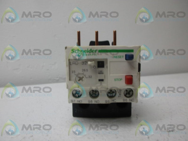 SCHNEIDER LRD32 OVERLOAD RELAY 23-32A  UNMP