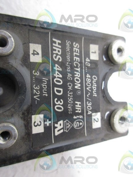 SELECTRON HRS440D30 RELAY  UNMP