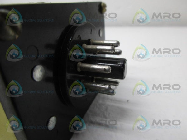 POTTER & BRUMFIELD CDB-38-70004 TIME DELAY RELAY 0.6-6 SEC. 120/120VAC  UNMP