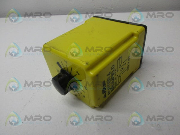POTTER & BRUMFIELD CDB-38-70004 TIME DELAY RELAY 0.6-6 SEC. 120/120VAC  UNMP