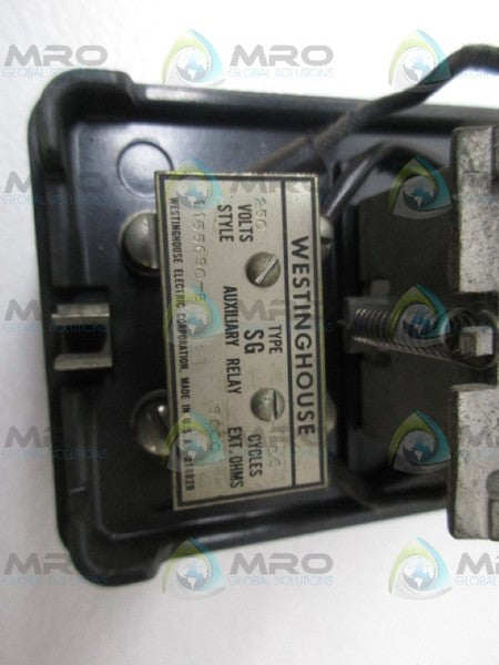WESTINGHOUSE SG 1155690-B AUXILARY RELAY  UNMP