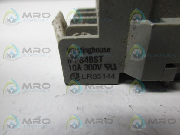 WESTINGHOUISE MPS4BST RELAY SOCKET  UNMP