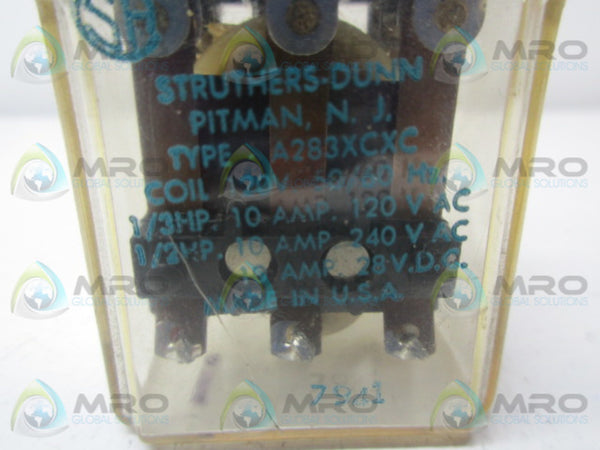 STRUTHERS-DUNN A283XCXC RELAY  UNMP