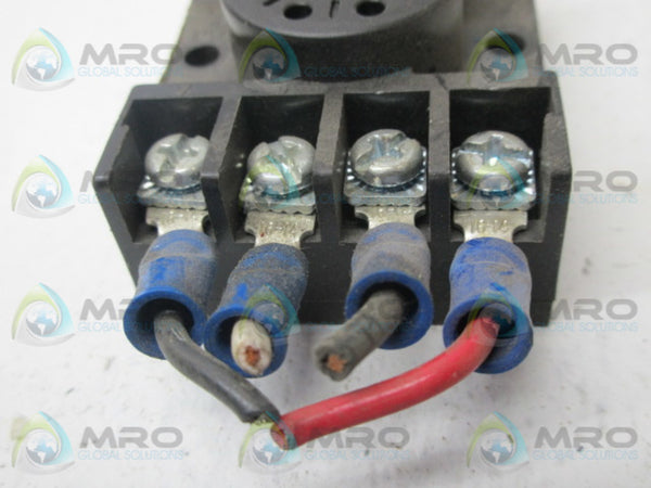 SPC TECHNOLOGY SMS1-21 RELAY BASE SOCKET  UNMP