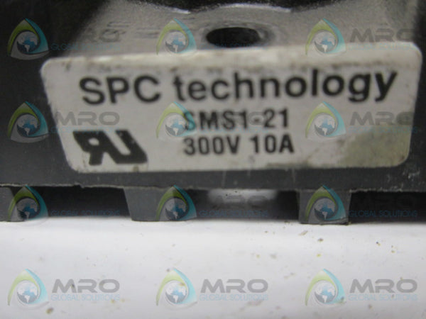 SPC TECHNOLOGY SMS1-21 RELAY BASE SOCKET  UNMP