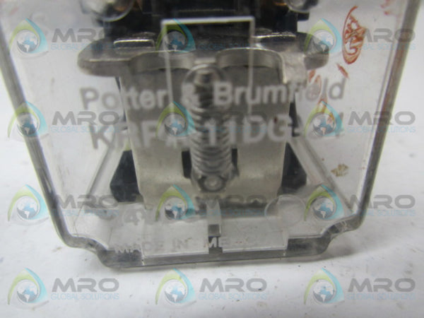 POTTER & BRUMFIELD KRP-14DG-24 RELAY 24VDC UNMP