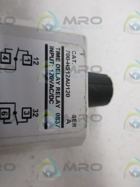 ALLEN BRADLEY 700-HS12AU120 SER.A TIMING RELAY  UNMP
