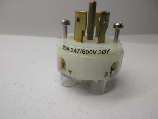PASS & SEYMOUR L2320P TWIST TURN LOCKING CONNECTOR PLUG UNMP