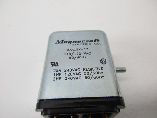 MAGNECRAFT 97ACSX-17 METAL RELAY 110/120VAC UNMP